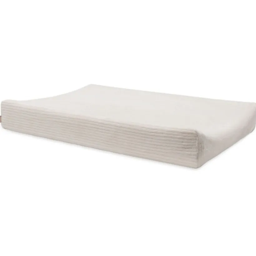 Aankleedkussenhoes - Cloudy rib - Oatmeal - 50x70 cm