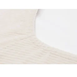 Aankleedkussenhoes - Cloudy rib - Oatmeal - 50x70 cm