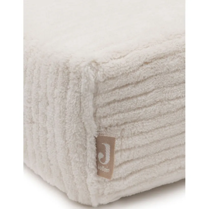 Aankleedkussenhoes - Cloudy rib - Oatmeal - 50x70 cm