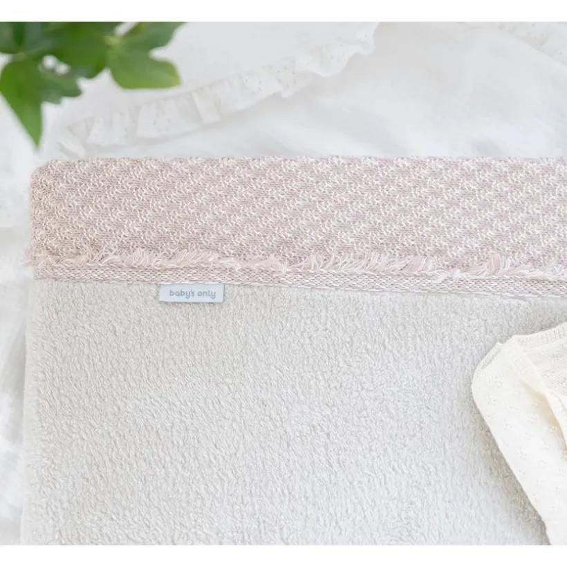 Aankleedkussenhoes Happiness - Taupe/ecru