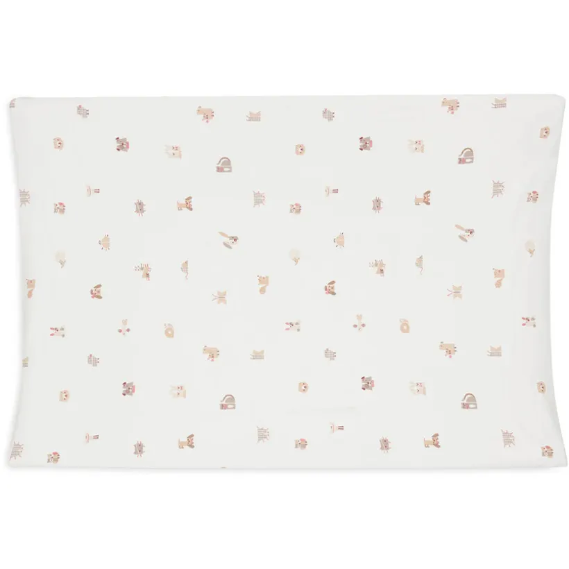 Aankleedkussenhoes jersey - Animal Friends - 50x70 cm