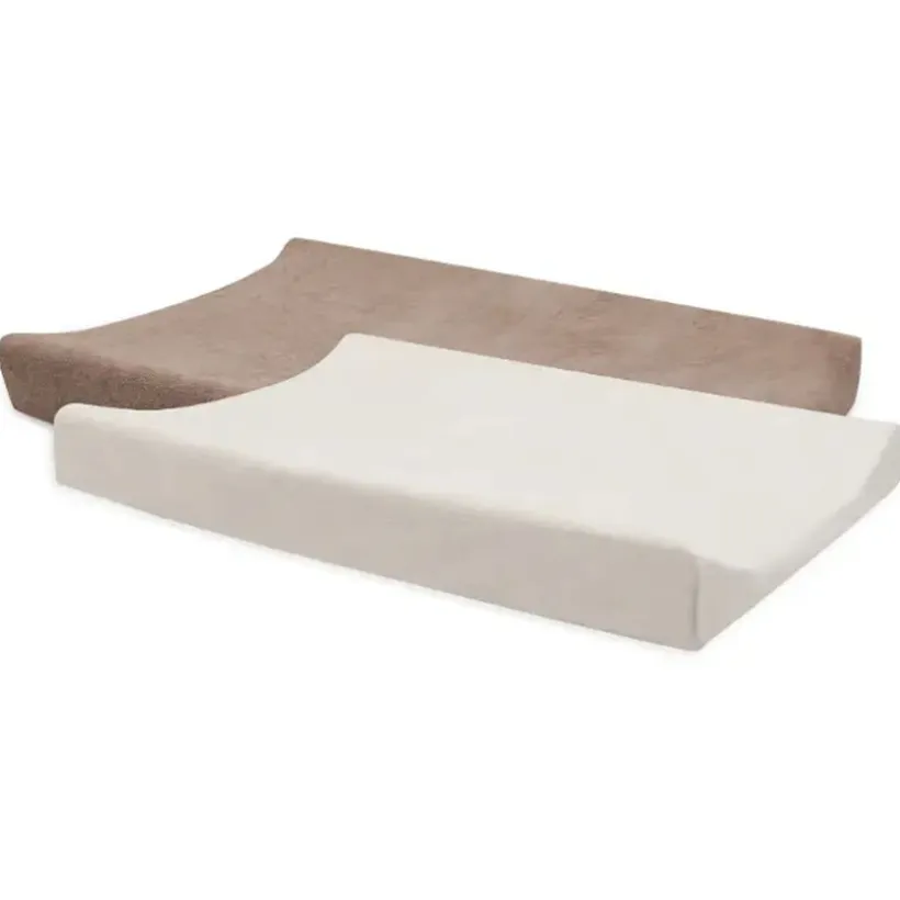 Aankleedkussenhoes spons - Milky Coffee/Ivoor - 50x70 cm