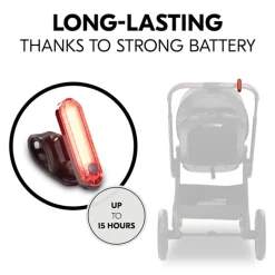 Achterlicht universeel LED voor kinderwagen
