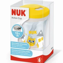Action cup beker met siliconen rietje vanaf 12 maanden