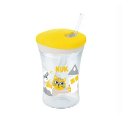 Action cup beker met siliconen rietje vanaf 12 maanden