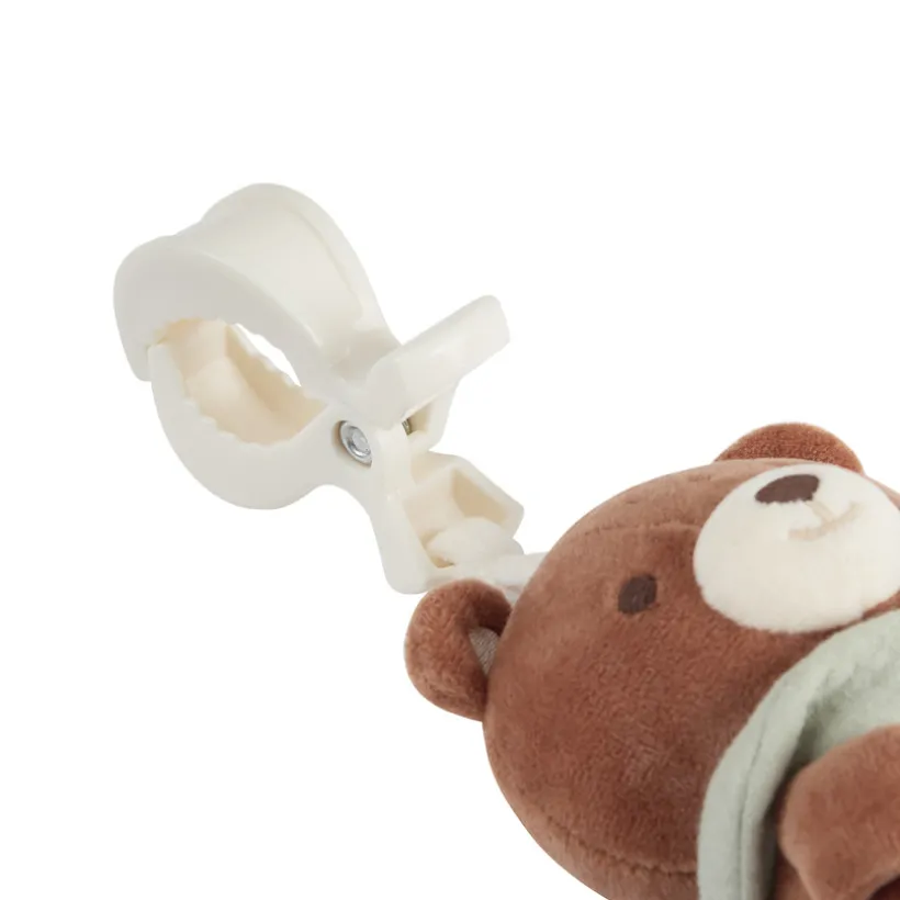 Activiteitenknuffel met klem - Ours Roi des Forêts