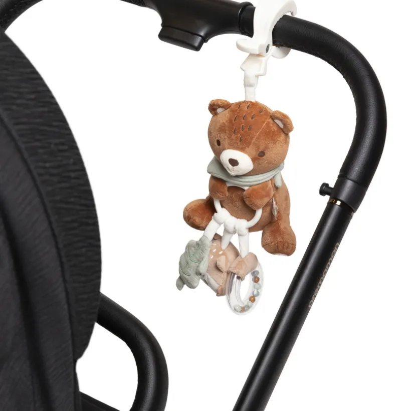 Activiteitenknuffel met klem - Ours Roi des Forêts