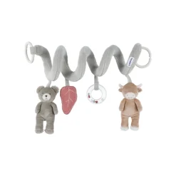 activiteitenspiraal in fluweel Fluffy & Orso groen