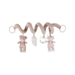 Activiteitenspiralen in fluweel Orso & Lily roze