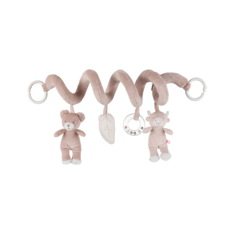 Activiteitenspiralen in fluweel Orso & Lily roze