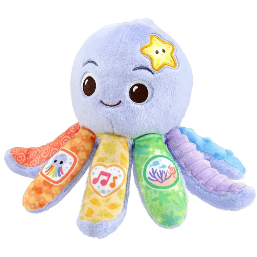 Activiteitsknuffel Lila Lumi Muzikale octopus NL