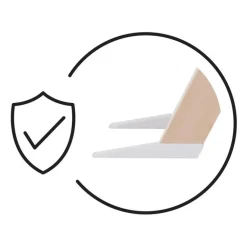 Adapterset hoge stoel Click & Fold Grijs