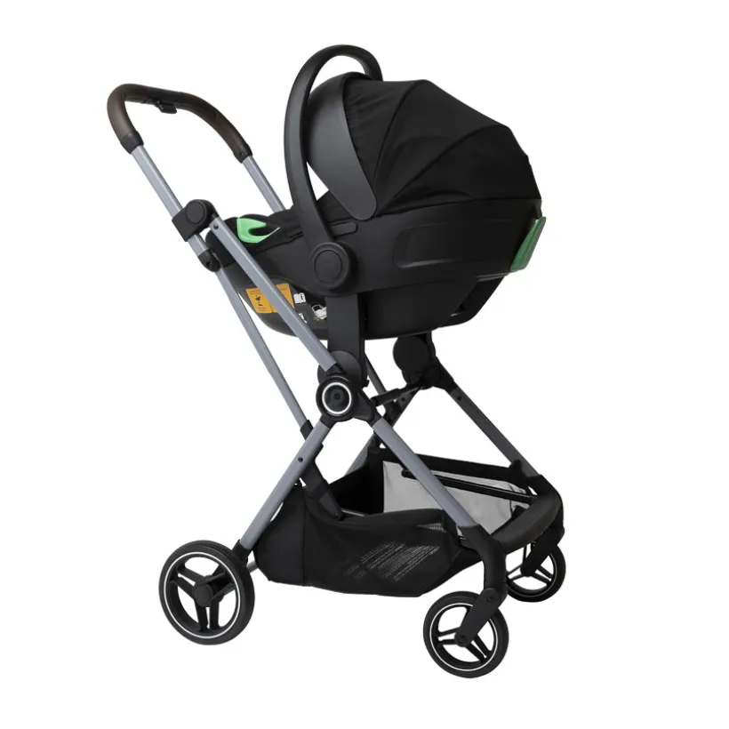 Adapter voor autostoel i-Prim voor kinderwagen Flora - zwart