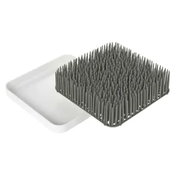 Afdruiprek voor flessen - Gras - Grijs