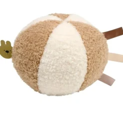 Aktiviteitenbal - Teddy Ecru/Karamel - Diameter 11 cm