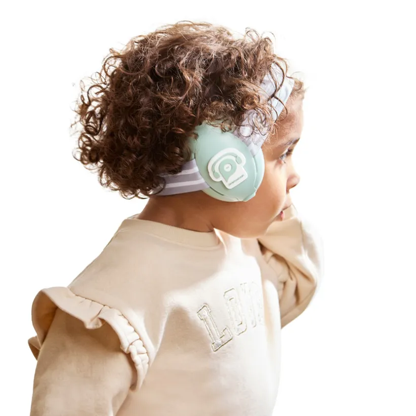 Anti-geluid koptelefoon voor baby - groen