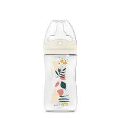 Anti-koliek zuigfles met multi-gat speen debiet 2 270 ml roze Dodie