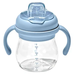 Anti-lek beker met flexibele tuit silicone 150ml Dusk