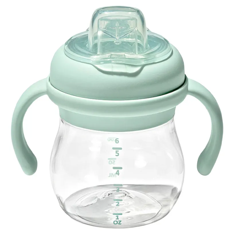 Anti-lek beker met flexibele tuit silicone 150ml Opal