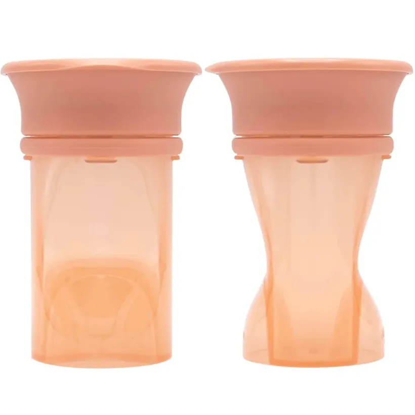 360° anti-lekbeker 250ML Peachy