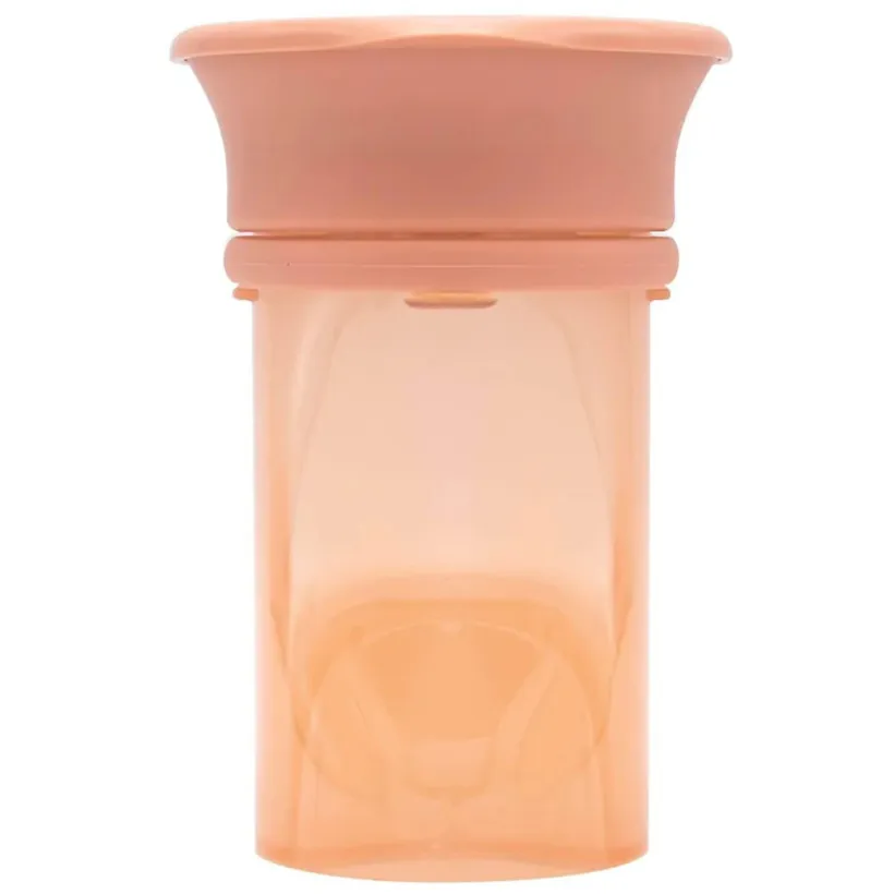 360° anti-lekbeker 250ML Peachy
