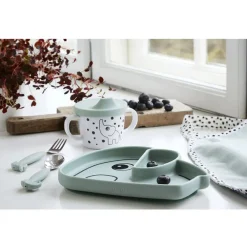 Antislip siliconen bord - Elphee Blauw