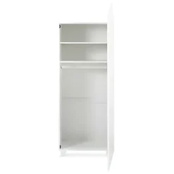 Armoire 1 porte Nuage - Blanc laqué