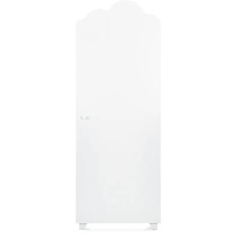 Armoire 1 porte Nuage - Blanc laqué