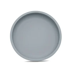 Assiette ronde en silicone Dusty Blue