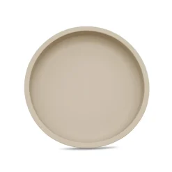 Assiette ronde en silicone Sand
