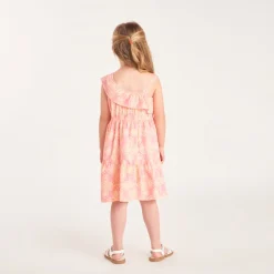 Asymmetrische jurk met fantasietekening meisjes