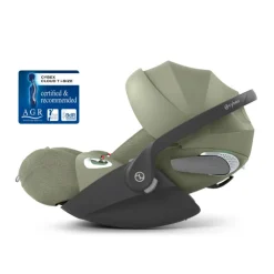 Autostoel 0+ Cloud T I-Size stof Plus Sage Green