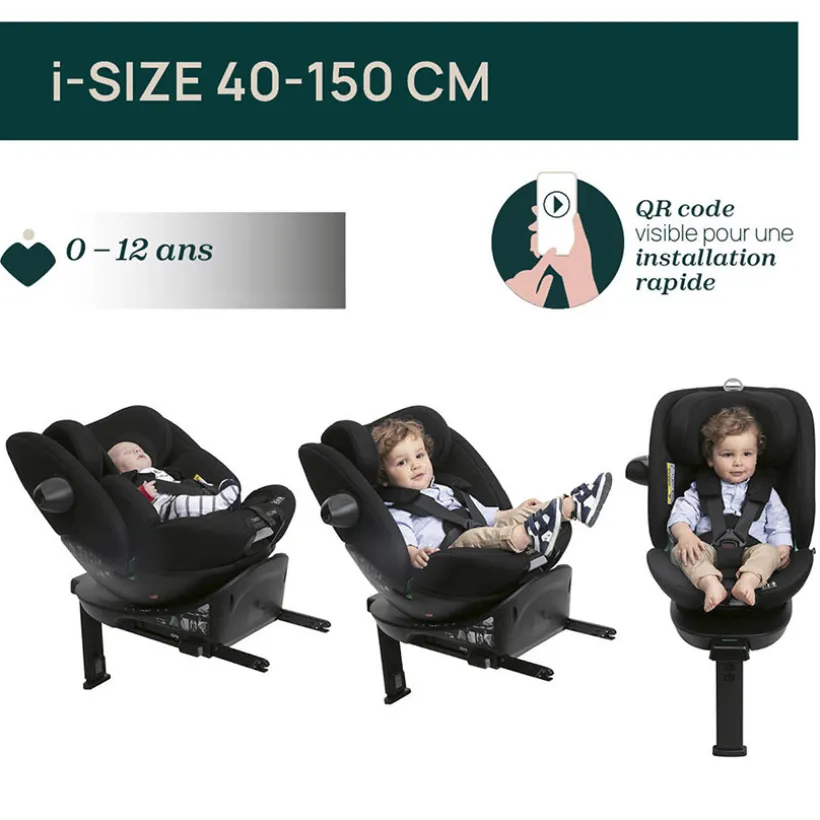 Autostoel EverOne i-Size 40-150cm Grey/Black