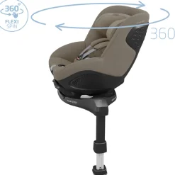 Autostoel i-Size Mica 360 Pro 40-105cm Authentic Truffle