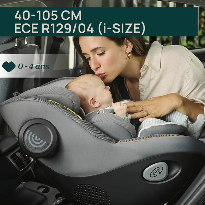 Autostoel Seat 105 I-Size draaibaar 40-105cm Ever Green