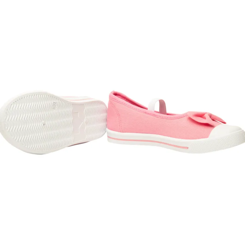 Babies roze van stof met strik en elastische band voor meisjesbaby
