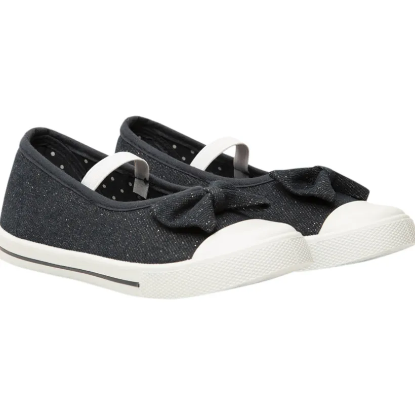 Babies van stof en lurex met knoop en elastische band meisjes