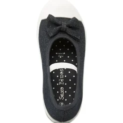 Babies van stof en lurex met knoop en elastische band meisjes