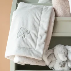 Babydeken 75 x 100 cm Olifant Lindegroen