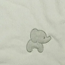 Babydeken 75 x 100 cm Olifant Lindegroen