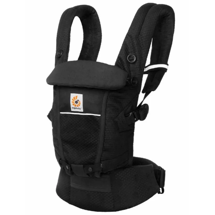 Babydrager Adapt Softflex buik/rug/heupdrager Onyx Zwart