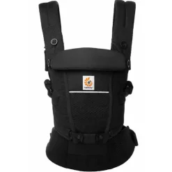 Babydrager Adapt Softflex buik/rug/heupdrager Onyx Zwart