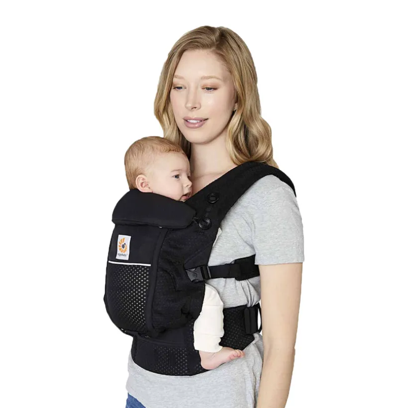 Babydrager Adapt Softflex buik/rug/heupdrager Onyx Zwart