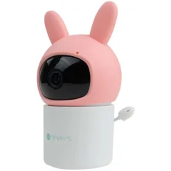 Babyfoon video met draaibare camera Konijn Roze