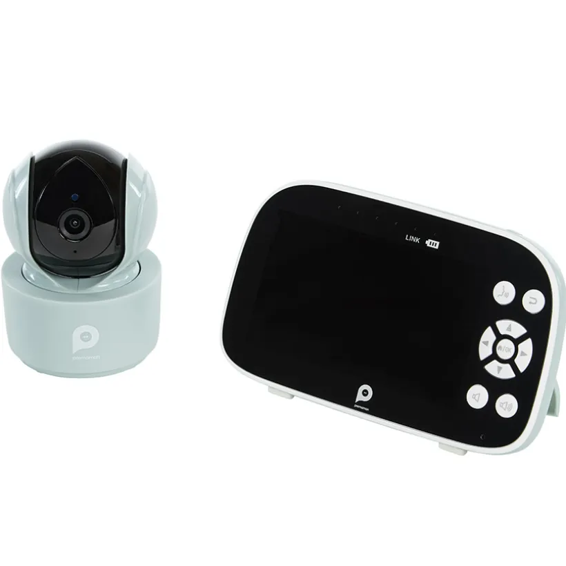 Babyfoon video Ojo met draaibare camera in groen