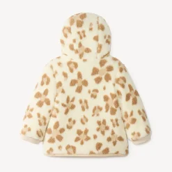 Babyjasje voor meisjes van omkeerbare sherpa