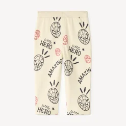 Baby jogger pants with Spider-Man Marvel pattern