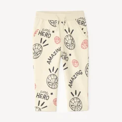 Baby jogger pants with Spider-Man Marvel pattern