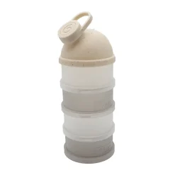 Babymoov Babydose doseerdoos mineral beige voor poedermelk met 4 hermetische compartimenten