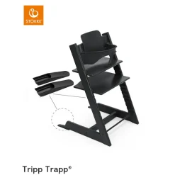 Baby set voor hoge stoel Tripp Trapp zwart